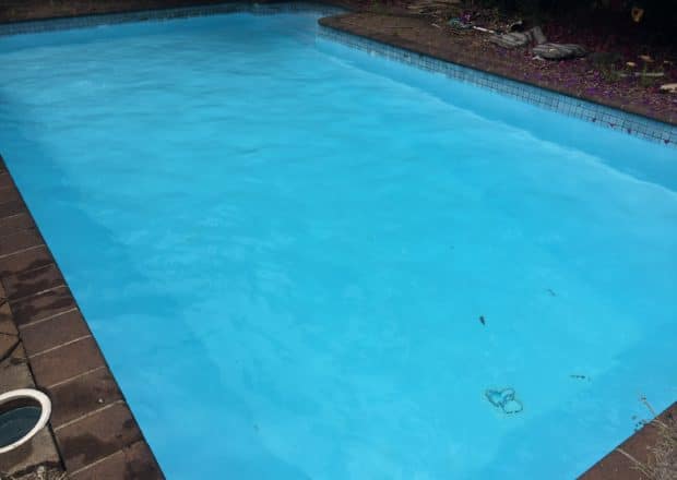 Auckland green pool after cleaning