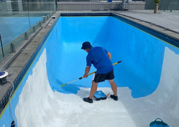 Swimming Pool Painting after